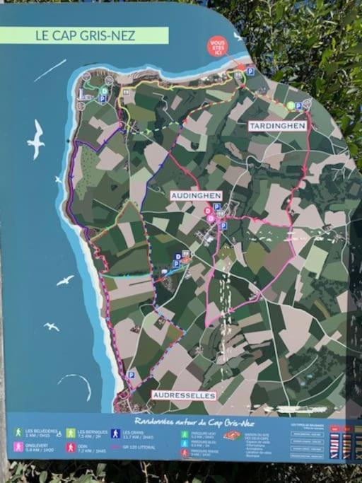 Maison Village, 10 Pers, Proche De La Plage Audinghen Kültér fotó